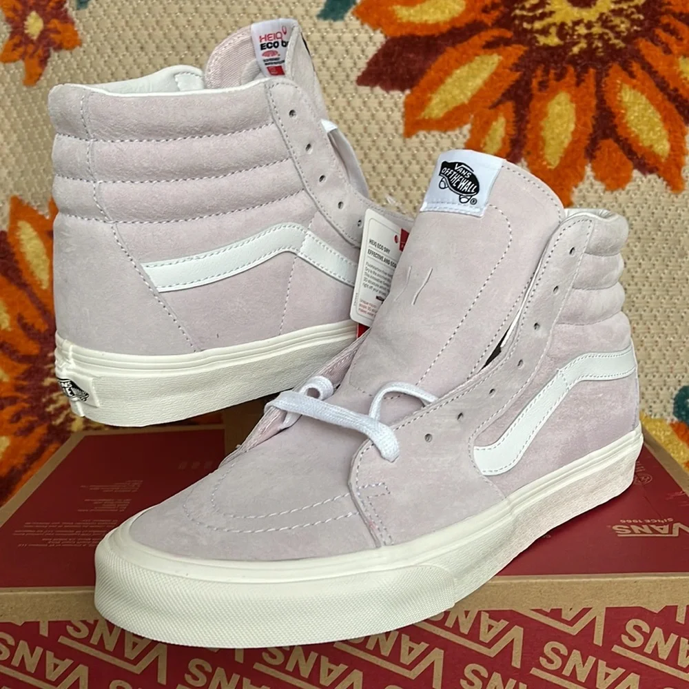 Vans Sk8-Hi Pig Suede Orchid/Ice Snow White WMNS sneakers